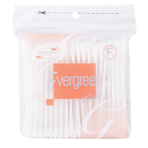 Evergreen mini 100 cotton buds