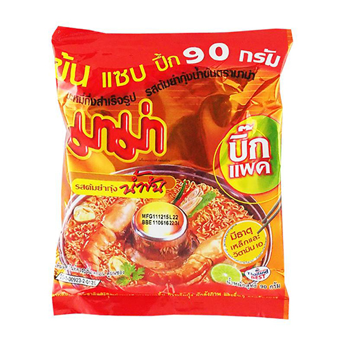 ®Mama Instant Noodles Shrimp Creamy Tom Yum Flavour Big Pack 95g 1x24x6