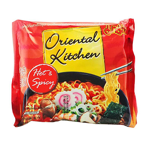 Mama Instant Noodles Oriental Kitchen Hot & Spicy Flavour 85g 1x4