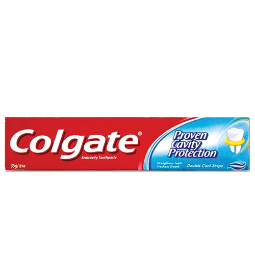 ®Colgate Toothpaste Proven Cavity Protechtion Double Cool Stripe 35g