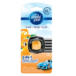 Ambi pur Car Mini Clip Air Freshener Light Citrus 2.2ml / (件)