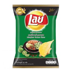 I1 Lay's Flat Potato Chips Mieng Kam Krob Ros Flavor 42g / (หน่วย)