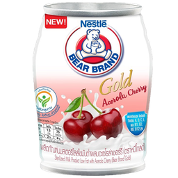 Bear Brand Gold Low Fat Sterilized Milk with Acerola Cherry 140ml / (件)